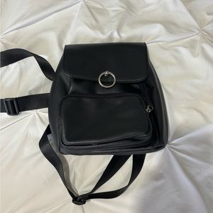 Black Mini Backpack